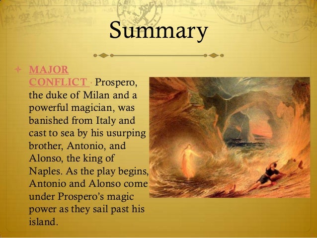 the tempest summary character sketch of prospero